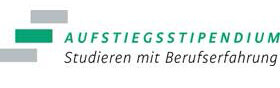 Logo Aufstiegsstipendium "Studieren mit Berufserfahrung"